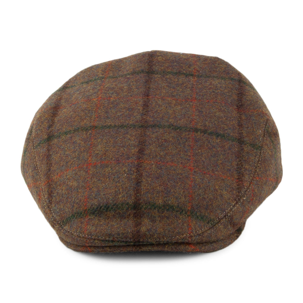 Gorra plana Gamekeeper repelente al agua a cuadros de Failsworth - Beige Arena
