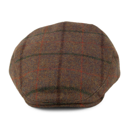 Gorra plana Gamekeeper repelente al agua a cuadros de Failsworth - Beige Arena