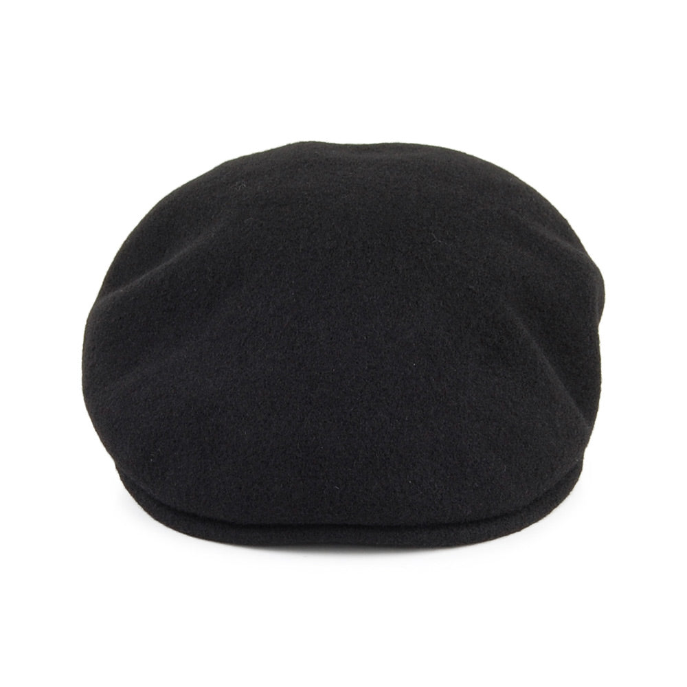 Gorra plana clásica de lana de Jaxon & James - Negro