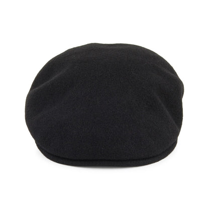 Gorra plana clásica de lana de Jaxon & James - Negro