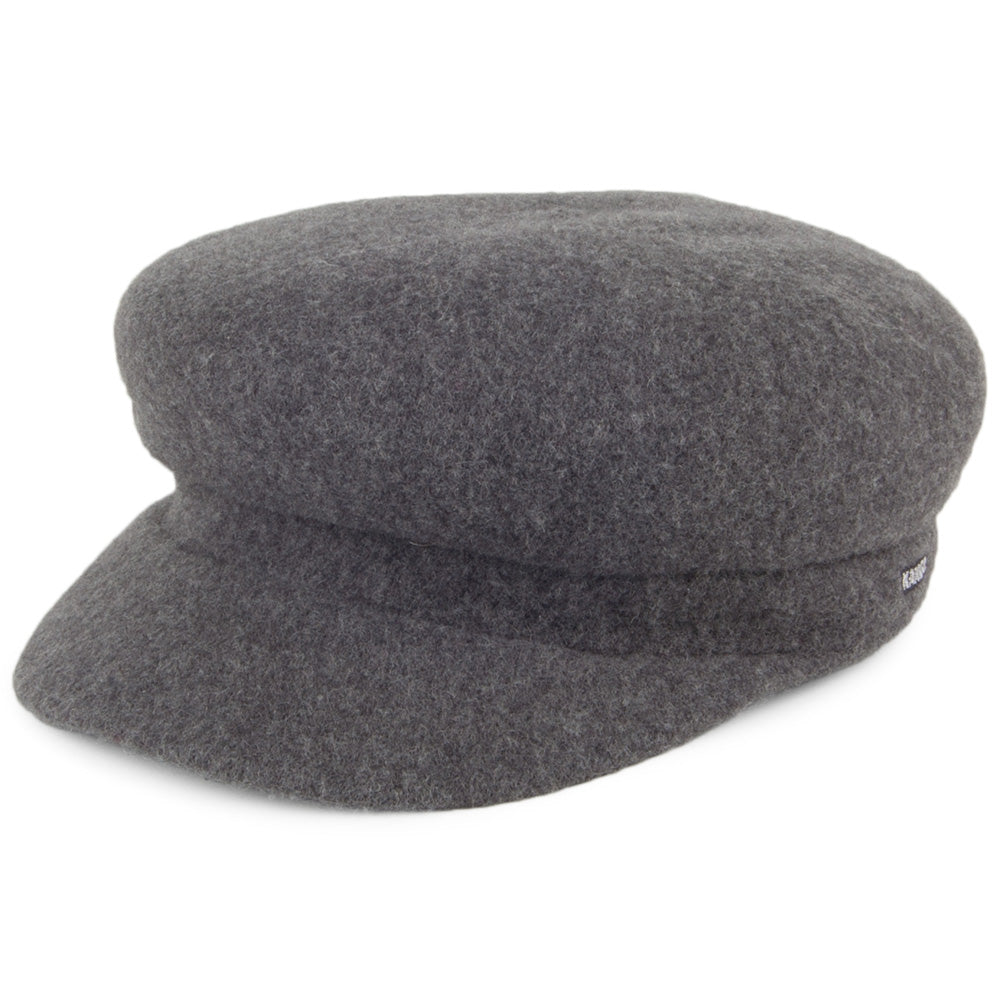 Gorra Enfield de lana de Kangol - Franela Oscura