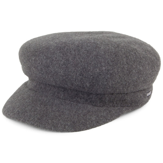 Gorra Enfield de lana de Kangol - Franela Oscura