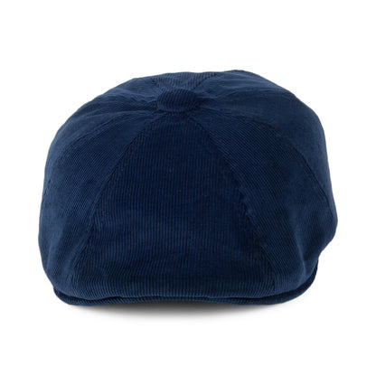 Gorra Newsboy Hawker de pana de Kangol - Azul Marino