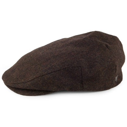 Gorra plana Hooligan Marl de Brixton - Mezcla de Marrones