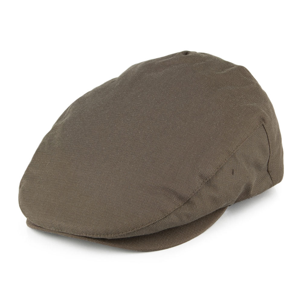 Gorra plana Hooligan de Brixton - Verde Oliva
