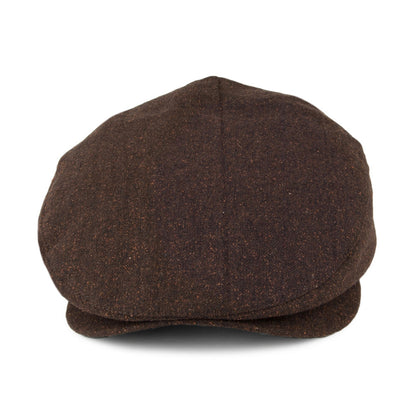 Gorra plana Barrel de Brixton - Marrón-Rojo Ladrillo