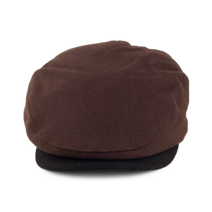 Gorra plana Hooligan de Brixton - Marrón-Negro