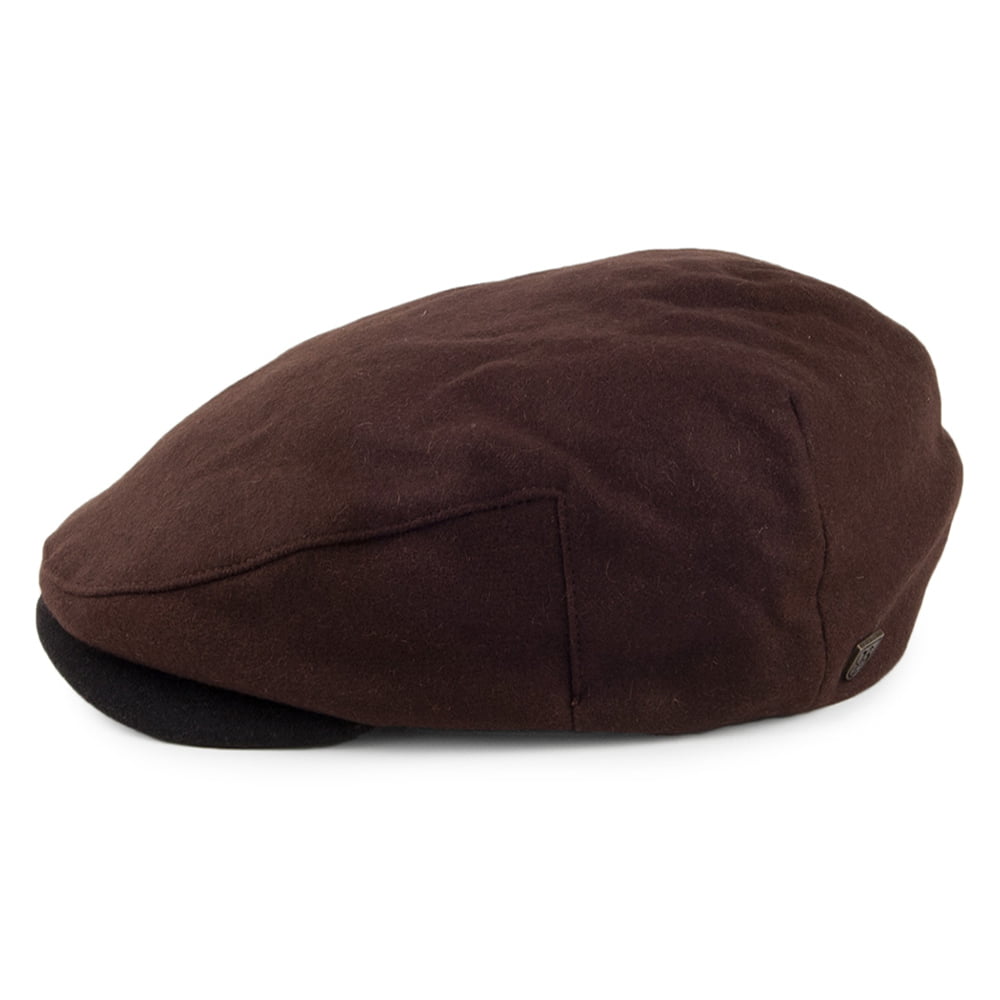 Gorra plana Hooligan de Brixton - Marrón-Negro