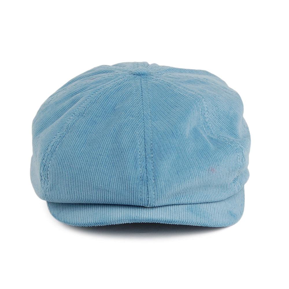 Gorra Newsboy Brood de pana de Brixton - Azul Cielo