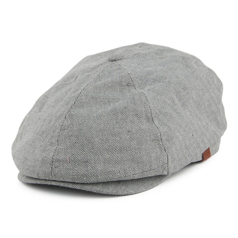 Gorra Newsboy Jamaica diseño de espiga de Barts - Gris