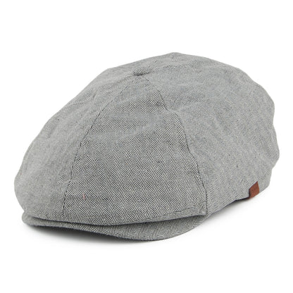 Gorra Newsboy Jamaica diseño de espiga de Barts - Gris