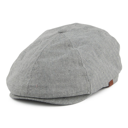Gorra Newsboy Jamaica diseño de espiga de Barts - Gris
