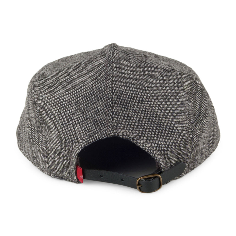 Gorra plana Driver de Tweed con etiqueta lisa de Levi's - Gris