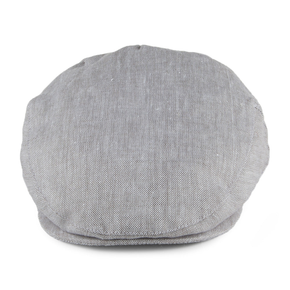 Gorra plana de lino de Failsworth - Gris Claro