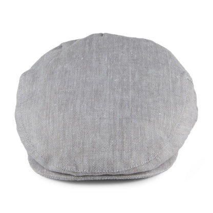 Gorra plana de lino de Failsworth - Gris Claro