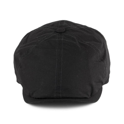Gorra Newsboy Hudson de Dry Wax de Failsworth - Negro