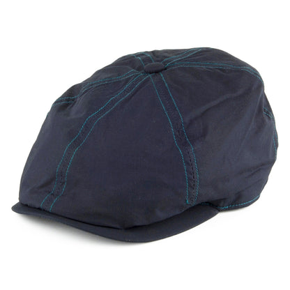 Gorra Newsboy Hudson de Dry Wax de Failsworth - Azul Marino