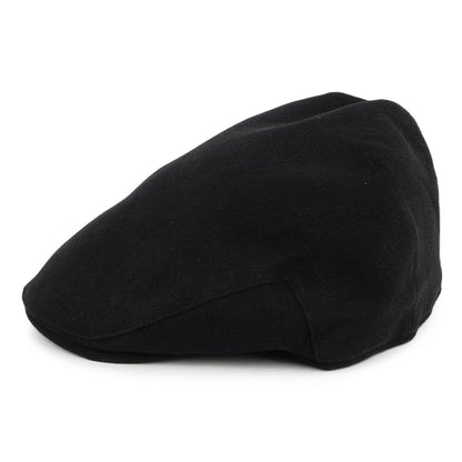 Gorra plana Skye Balmoral de lino grueso de Christys - Negro