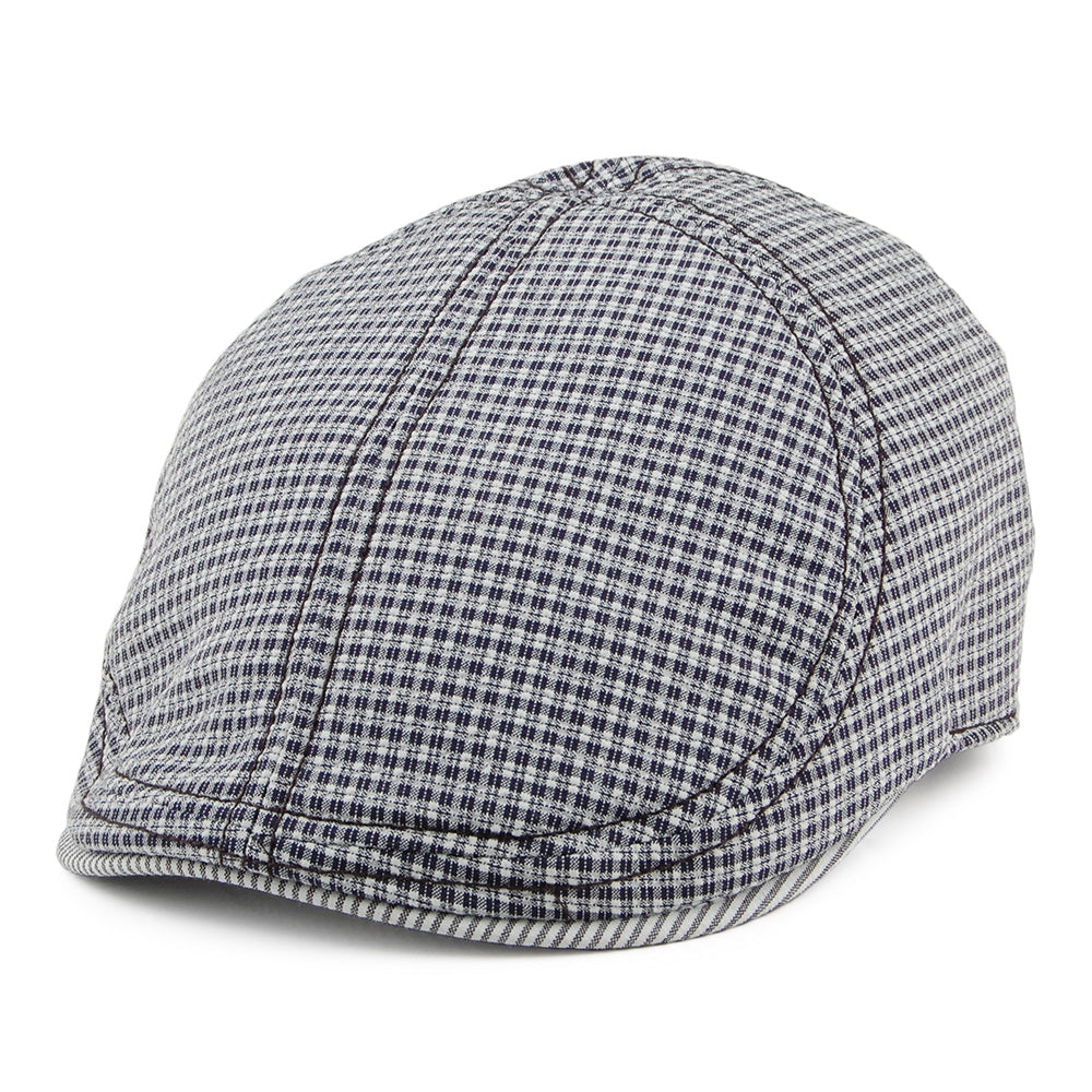 Gorra plana Fridays a cuadros de Goorin - Gris