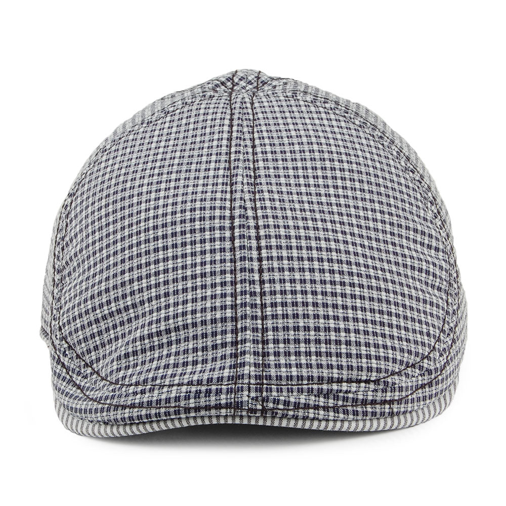 Gorra plana Fridays a cuadros de Goorin - Gris