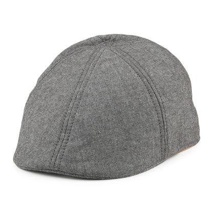 Gorra plana Mr. Bang de algodón de Goorin - Negro Lavado