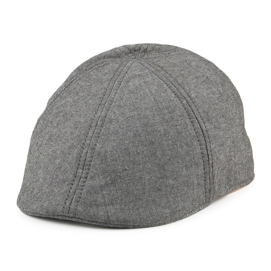 Gorra plana Mr. Bang de algodón de Goorin - Negro Lavado
