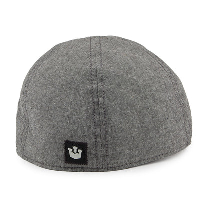 Gorra plana Mr. Bang de algodón de Goorin - Negro Lavado