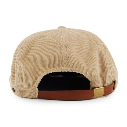 Gorra Newsboy Brood de pana de Brixton - Beige