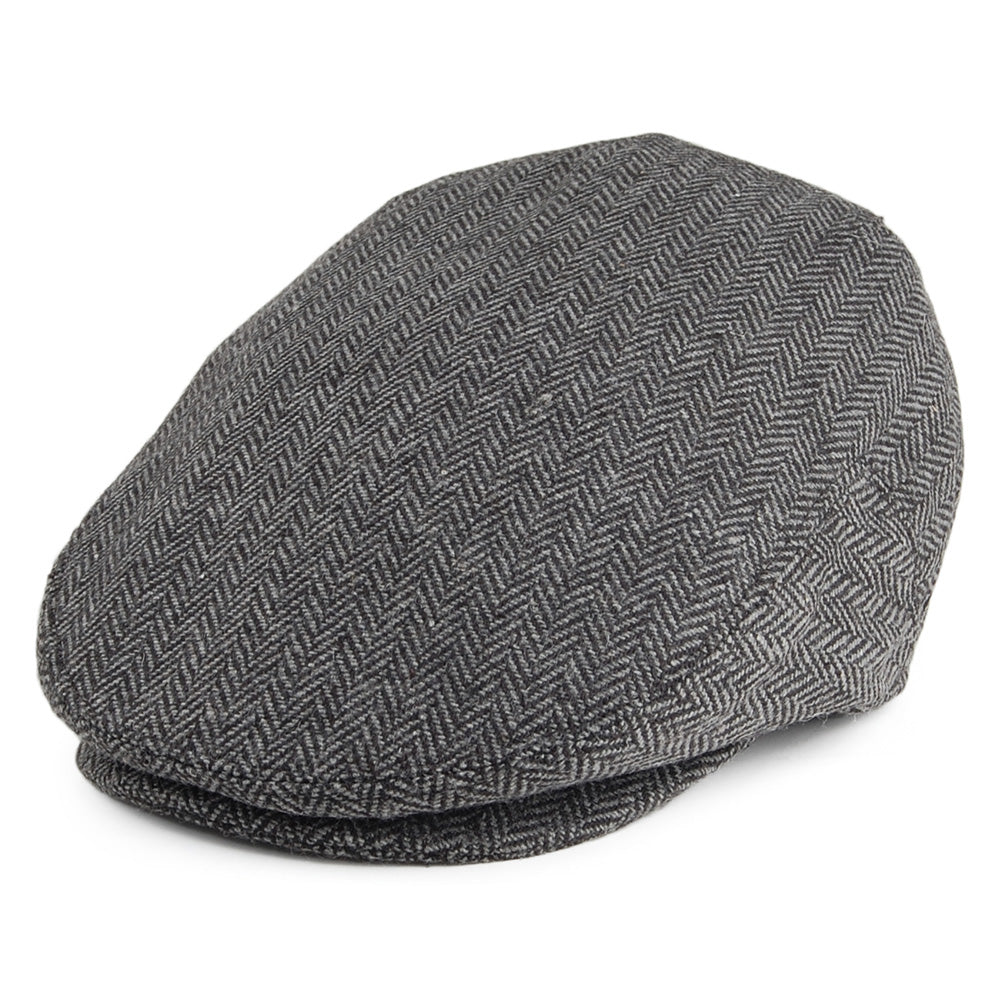 Gorra plana Classic diseño de espiga de Jaxon & James - Gris