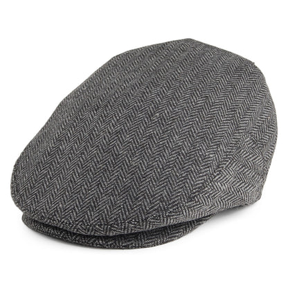 Gorra plana Classic diseño de espiga de Jaxon & James - Gris