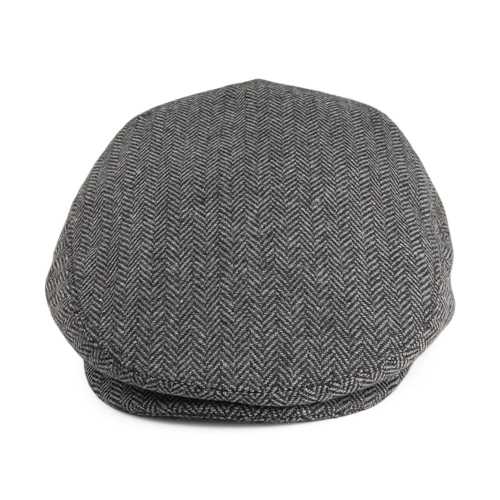Gorra plana Classic diseño de espiga de Jaxon & James - Gris