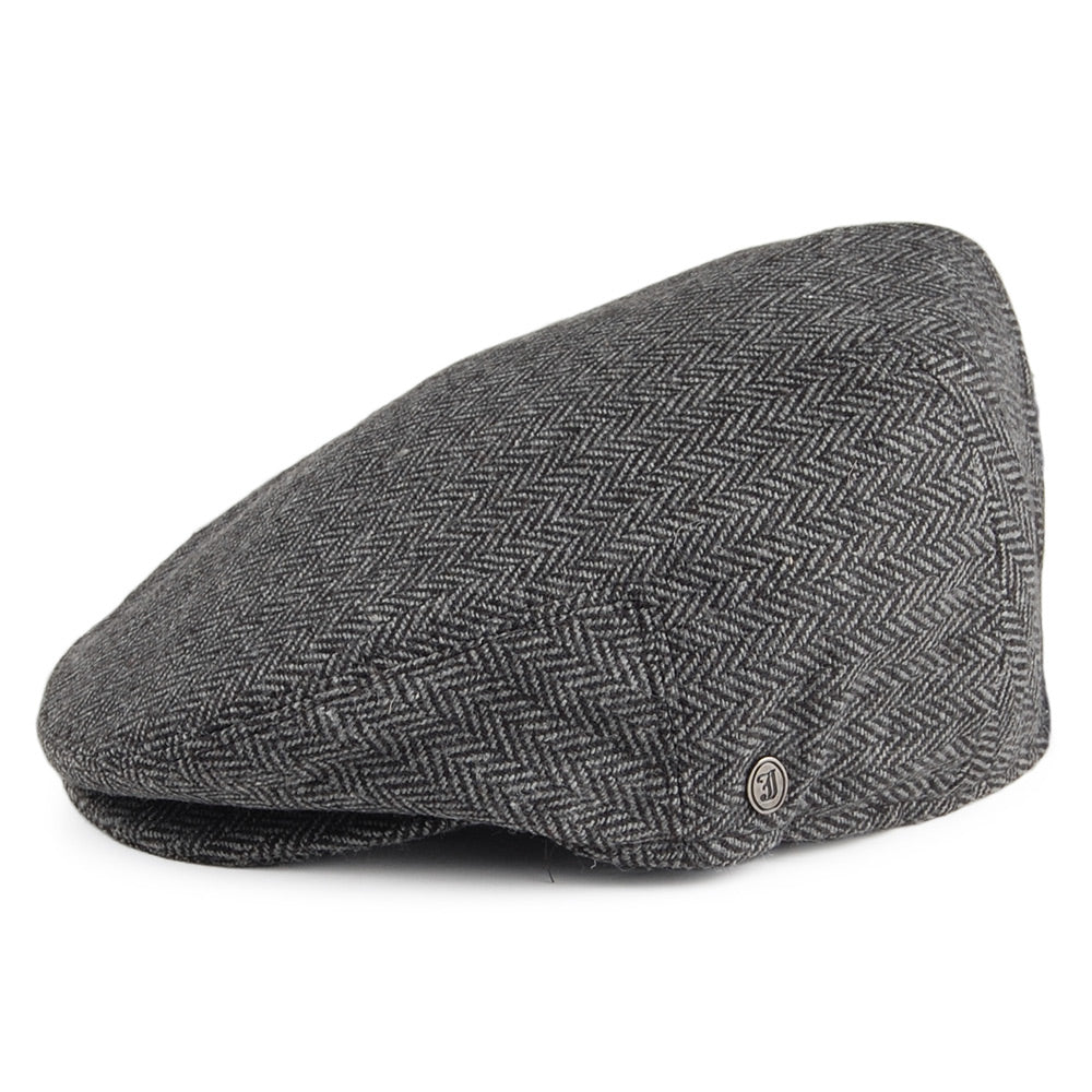 Gorra plana Classic diseño de espiga de Jaxon & James - Gris