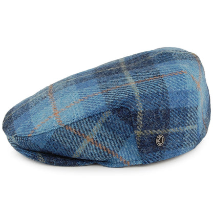 Gorra plana Bay River de HARRIS TWEED de Jaxon & James - Azul Marino