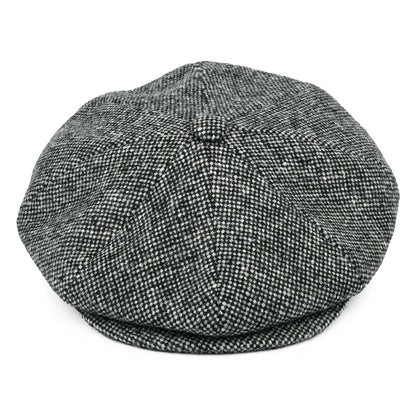 Gorra Newsboy Galvin Italian de Tweed de Bailey - Negro