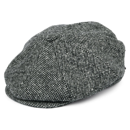 Gorra Newsboy Galvin Italian de Tweed de Bailey - Negro