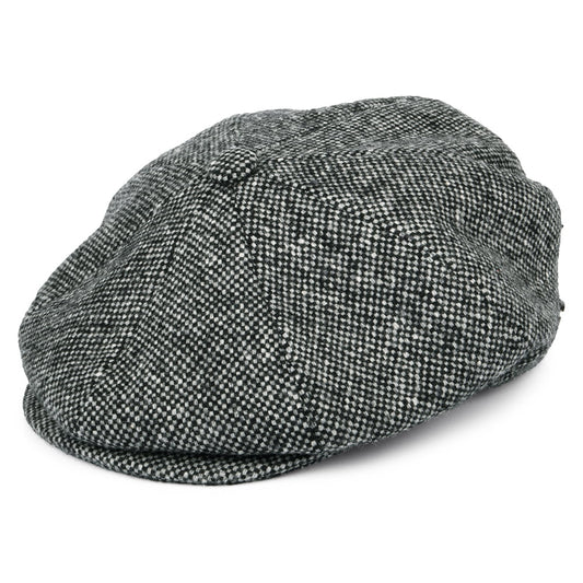 Gorra Newsboy Galvin Italian de Tweed de Bailey - Negro