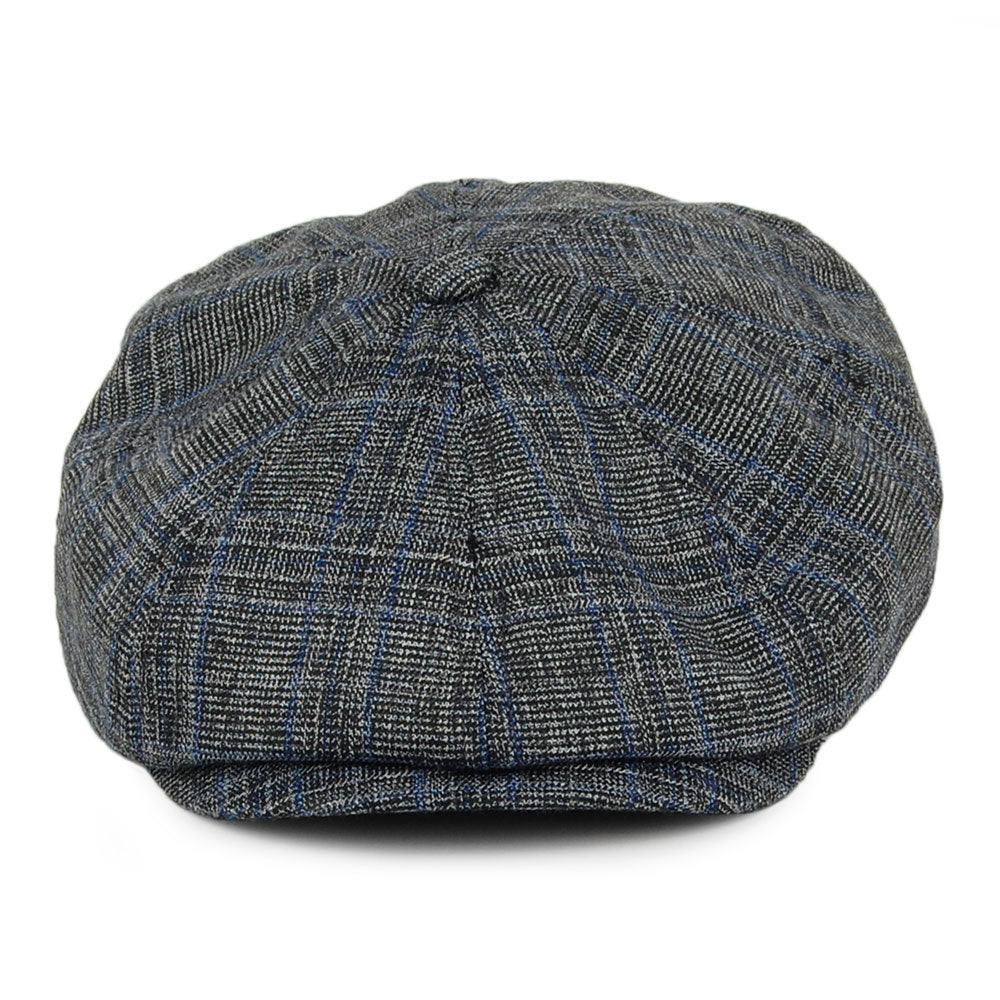 Gorra Newsboy Zeff de Bailey - Gris-Negro