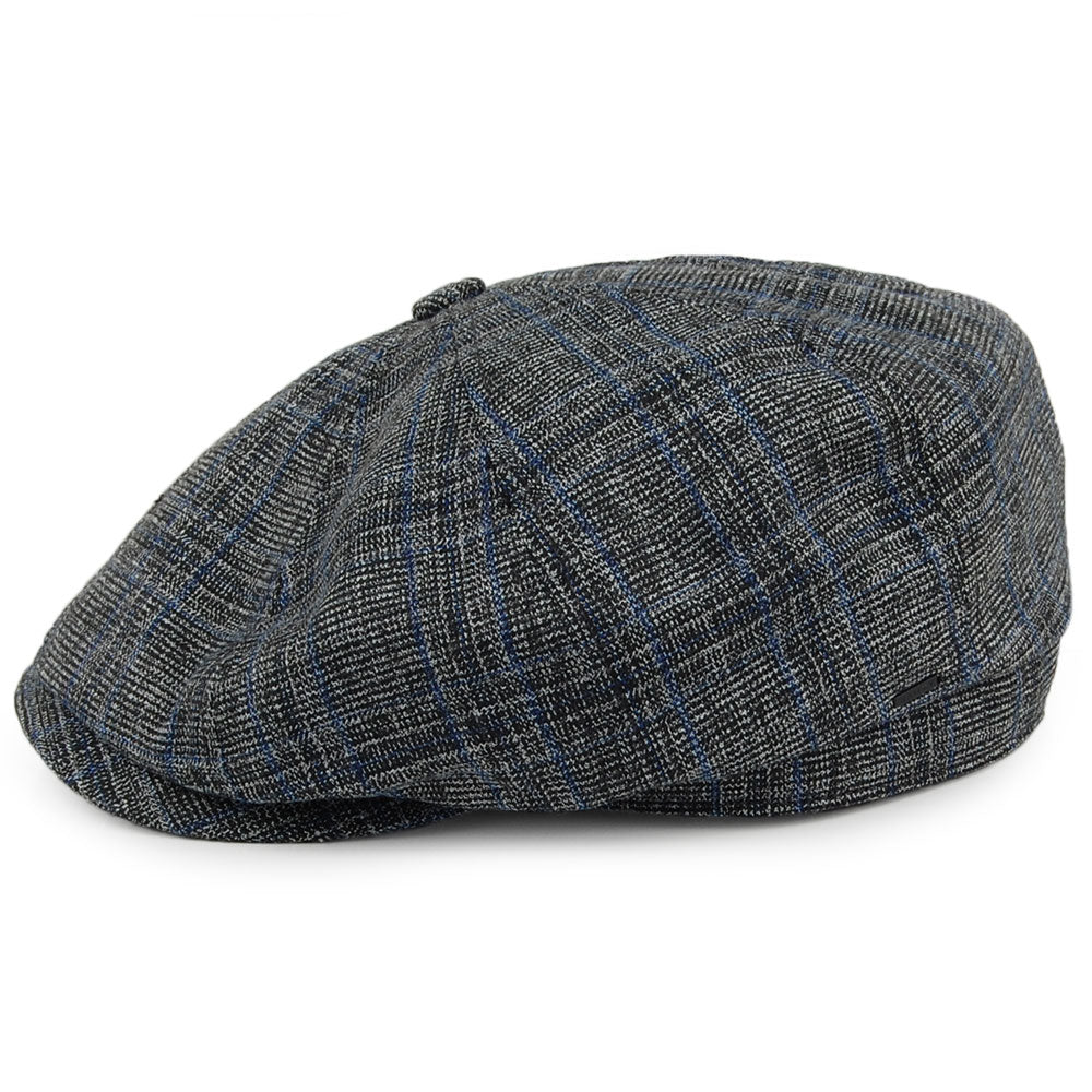 Gorra Newsboy Zeff de Bailey - Gris-Negro