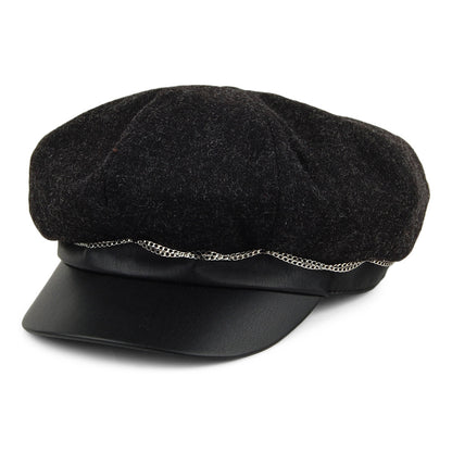 Sombrero Baker Boy Clara de Betmar - Negro