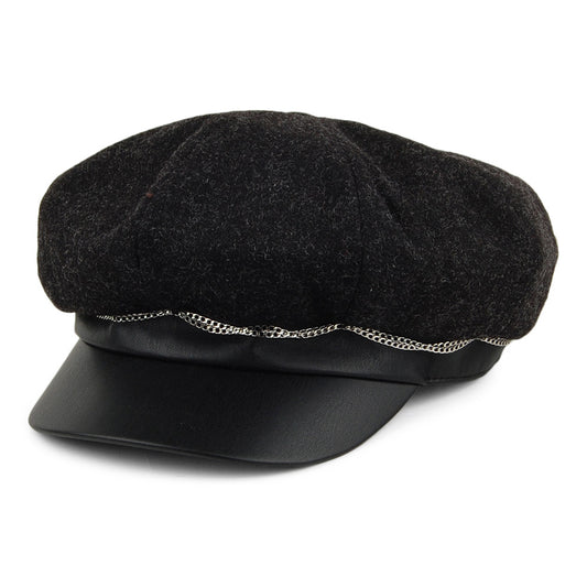 Sombrero Baker Boy Clara de Betmar - Negro