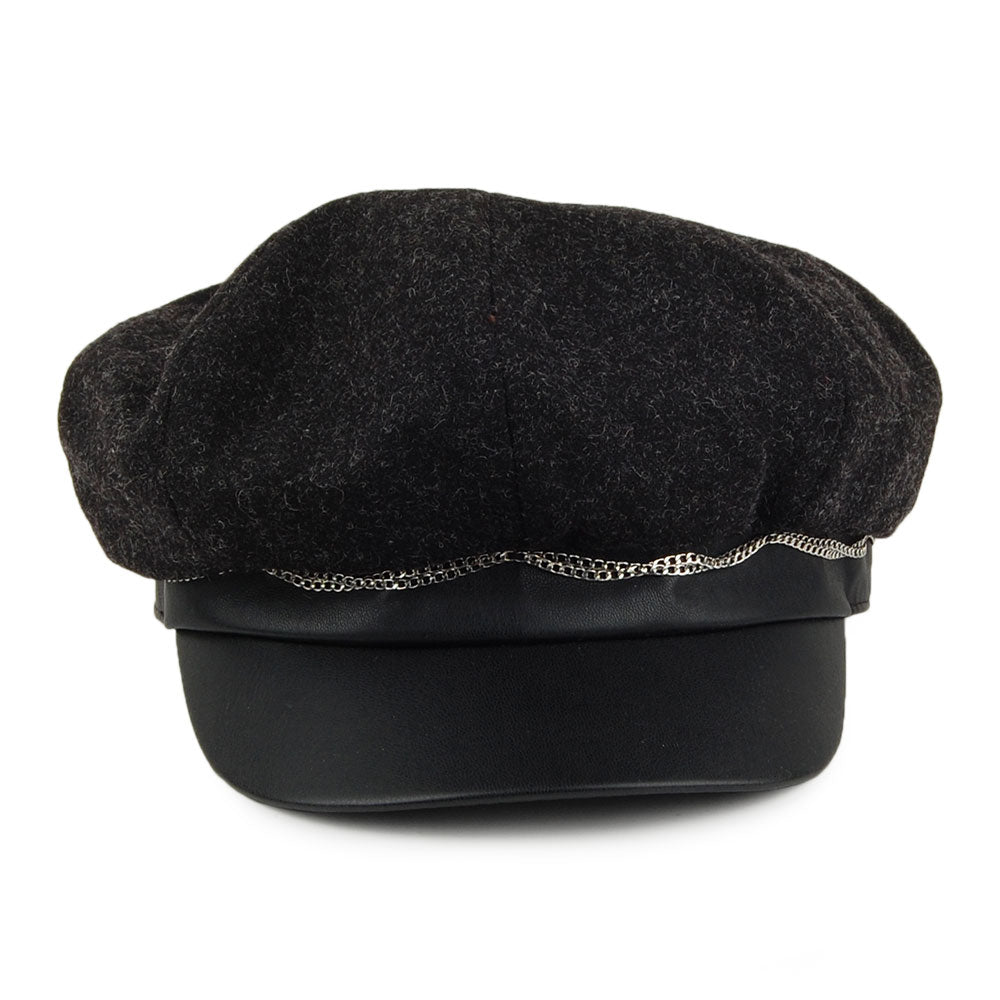 Sombrero Baker Boy Clara de Betmar - Negro