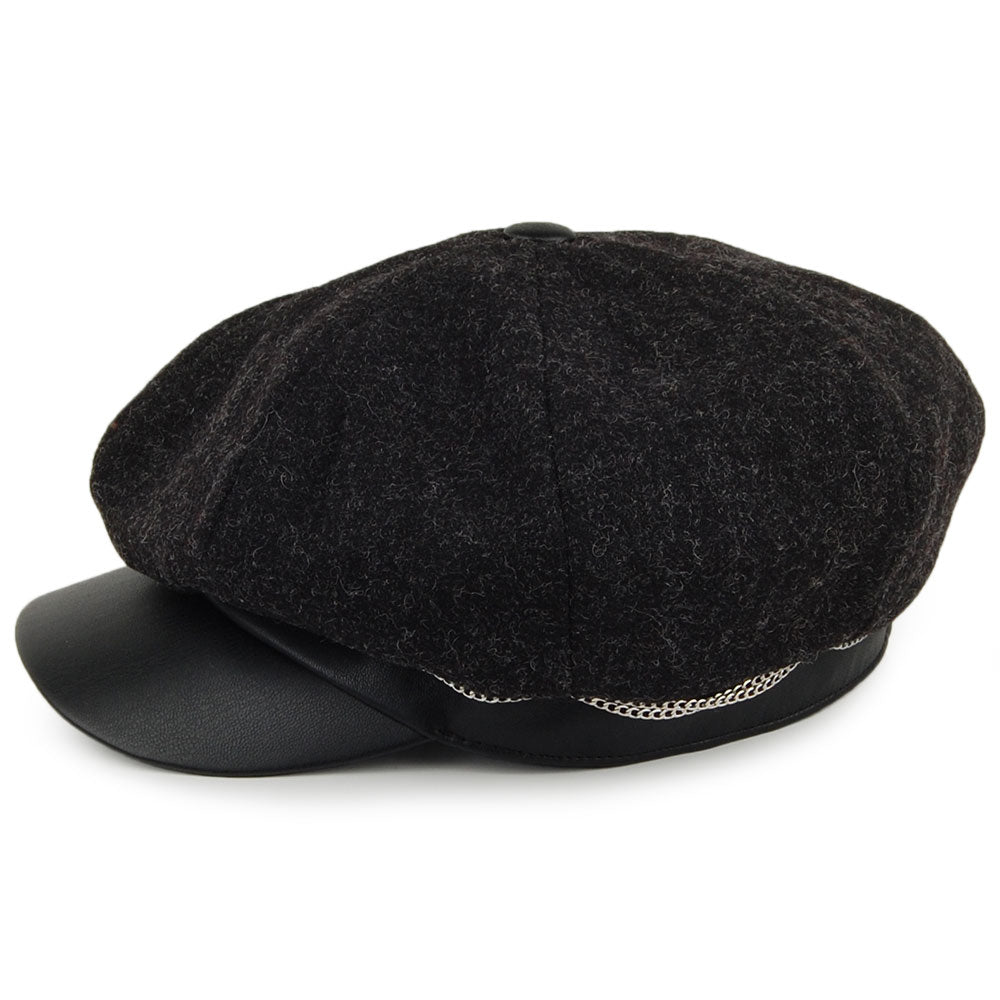 Sombrero Baker Boy Clara de Betmar - Negro