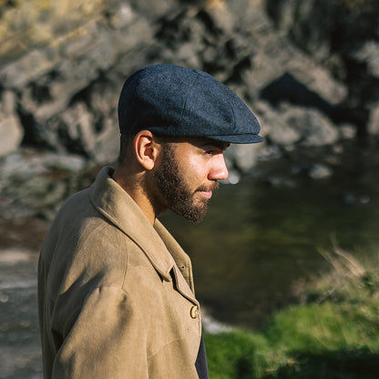 Gorra Newsboy Falconbrook de Jaxon & James - Azul Marino