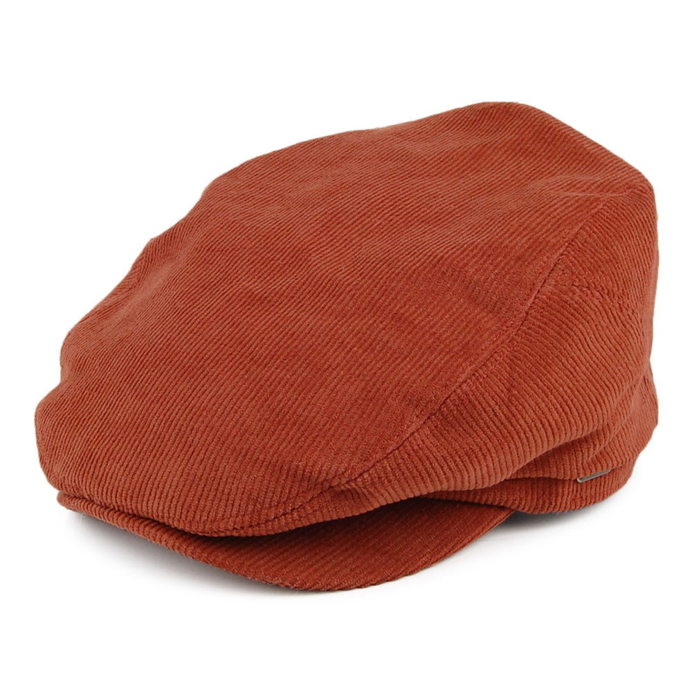 Gorra plana Ixia de pana de Barts - Rojo Óxido