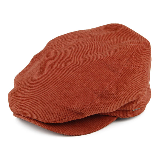 Gorra plana Ixia de pana de Barts - Rojo Óxido