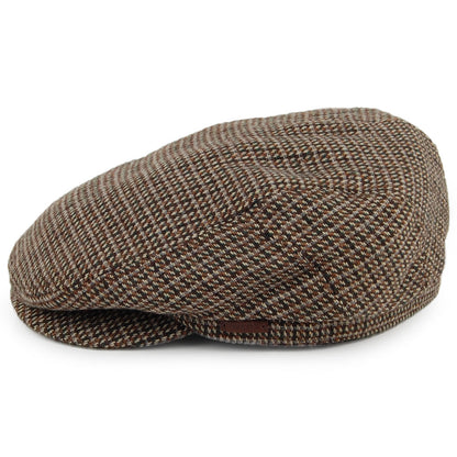Gorra plana Oslo pata de gallo de Barts - Kaki