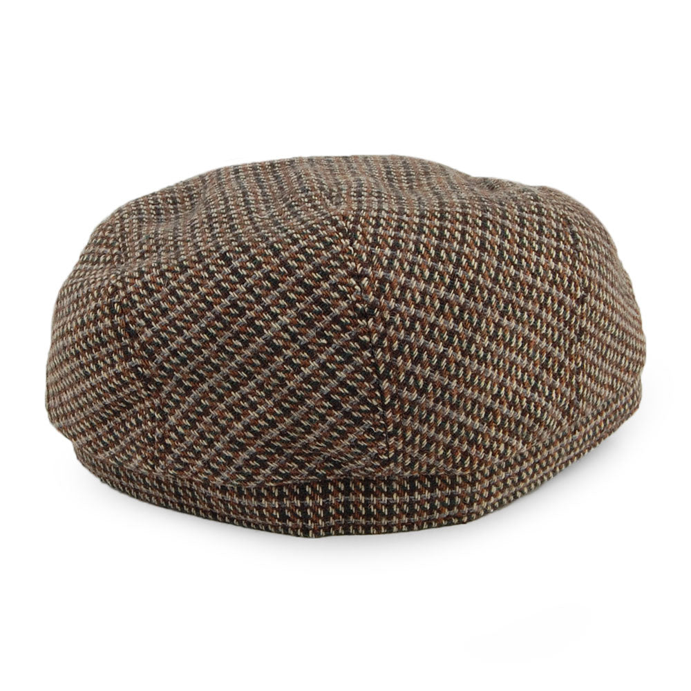 Gorra plana Oslo pata de gallo de Barts - Kaki