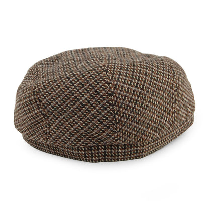 Gorra plana Oslo pata de gallo de Barts - Kaki