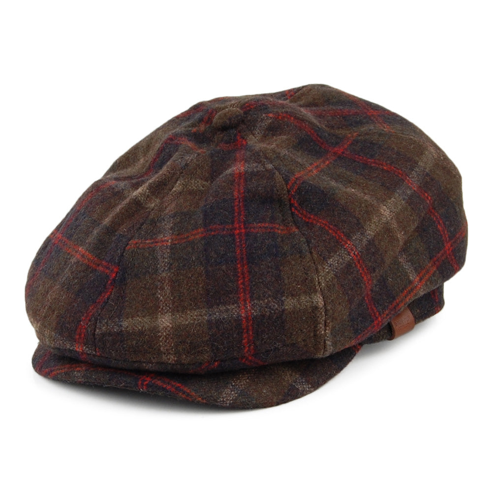 Gorra Newsboy Jamaica a cuadros de Barts - Verde Militar