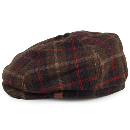 Gorra Newsboy Jamaica a cuadros de Barts - Verde Militar